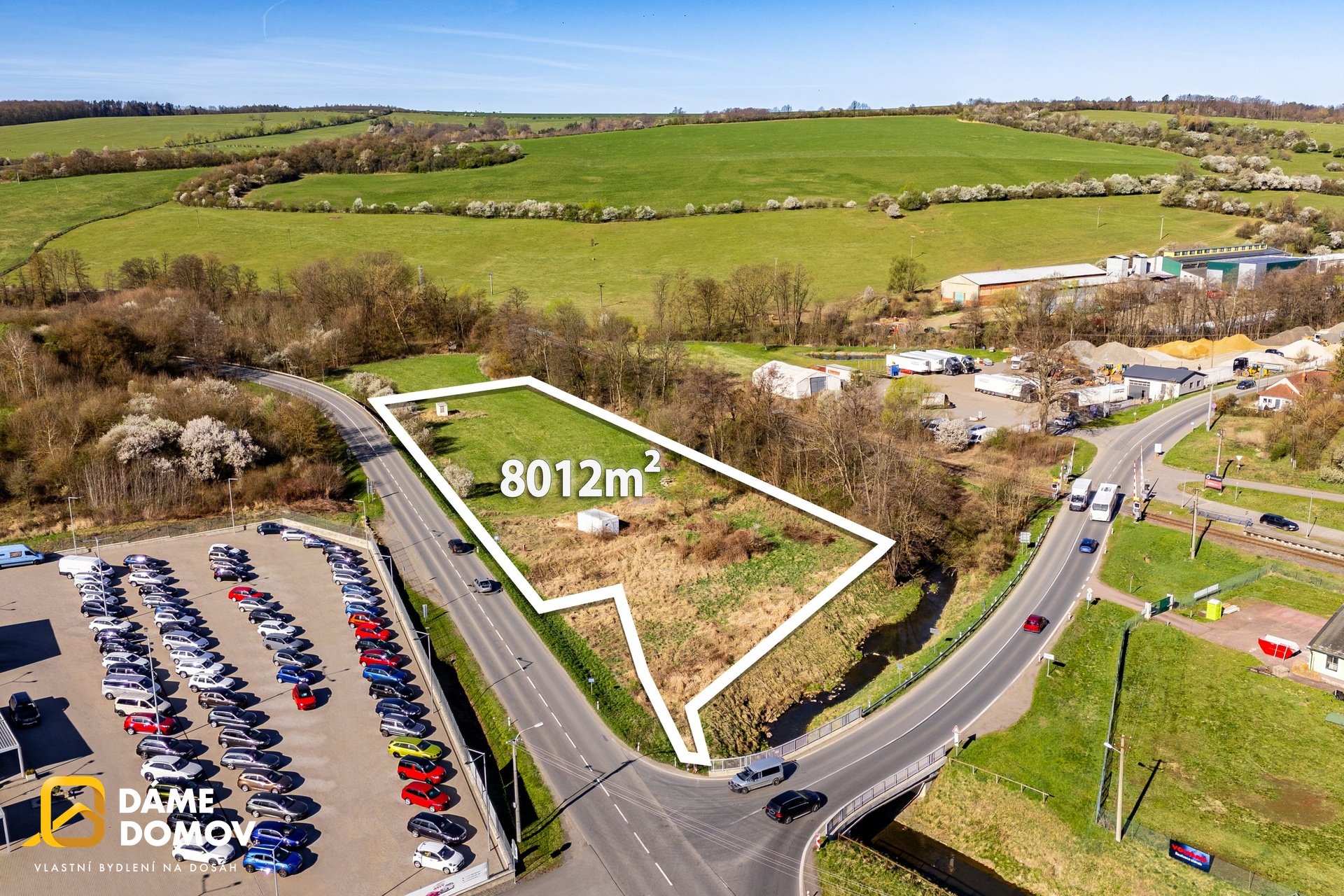 Prodej komerčního pozemku 8 012 m², Biskupice